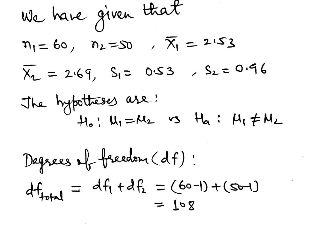 Statistics homework question answer, step 1, image 1