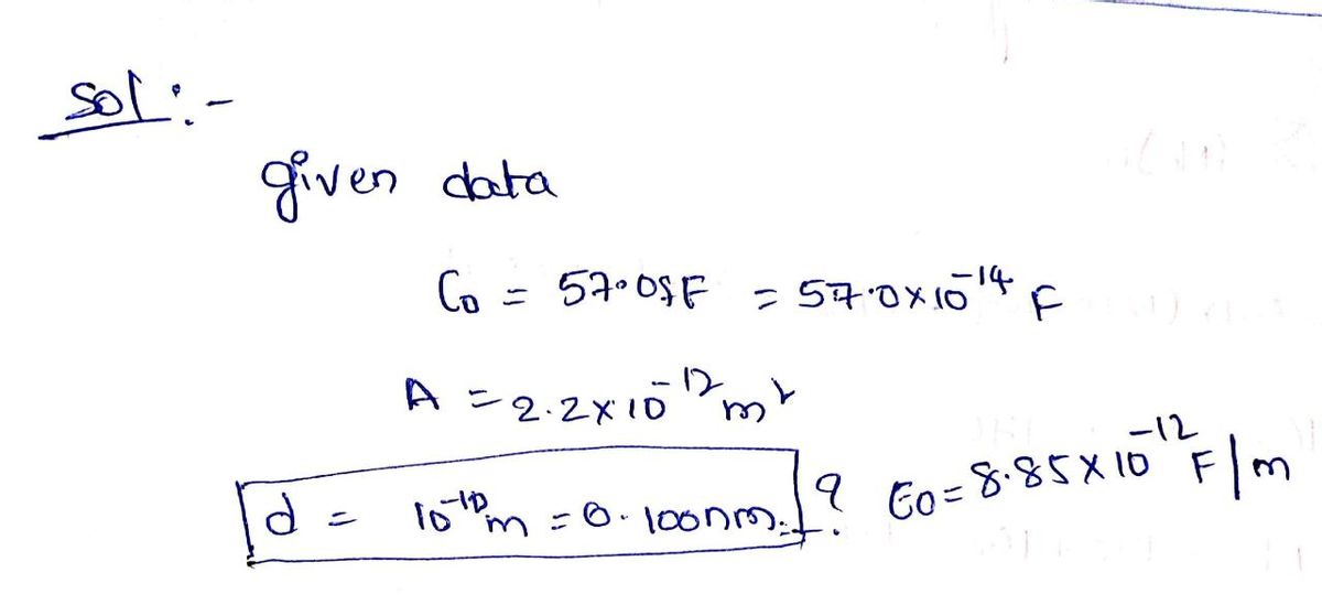 Physics homework question answer, step 1, image 1