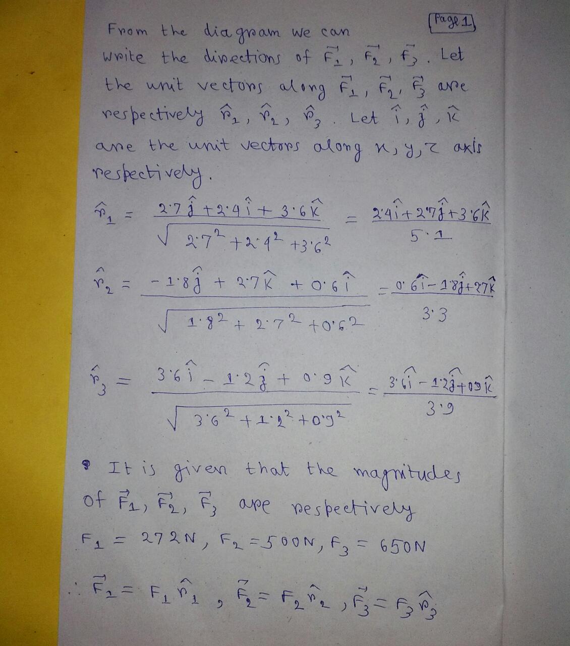 Physics homework question answer, step 1, image 1