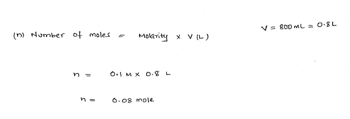 Chemistry homework question answer, step 1, image 1