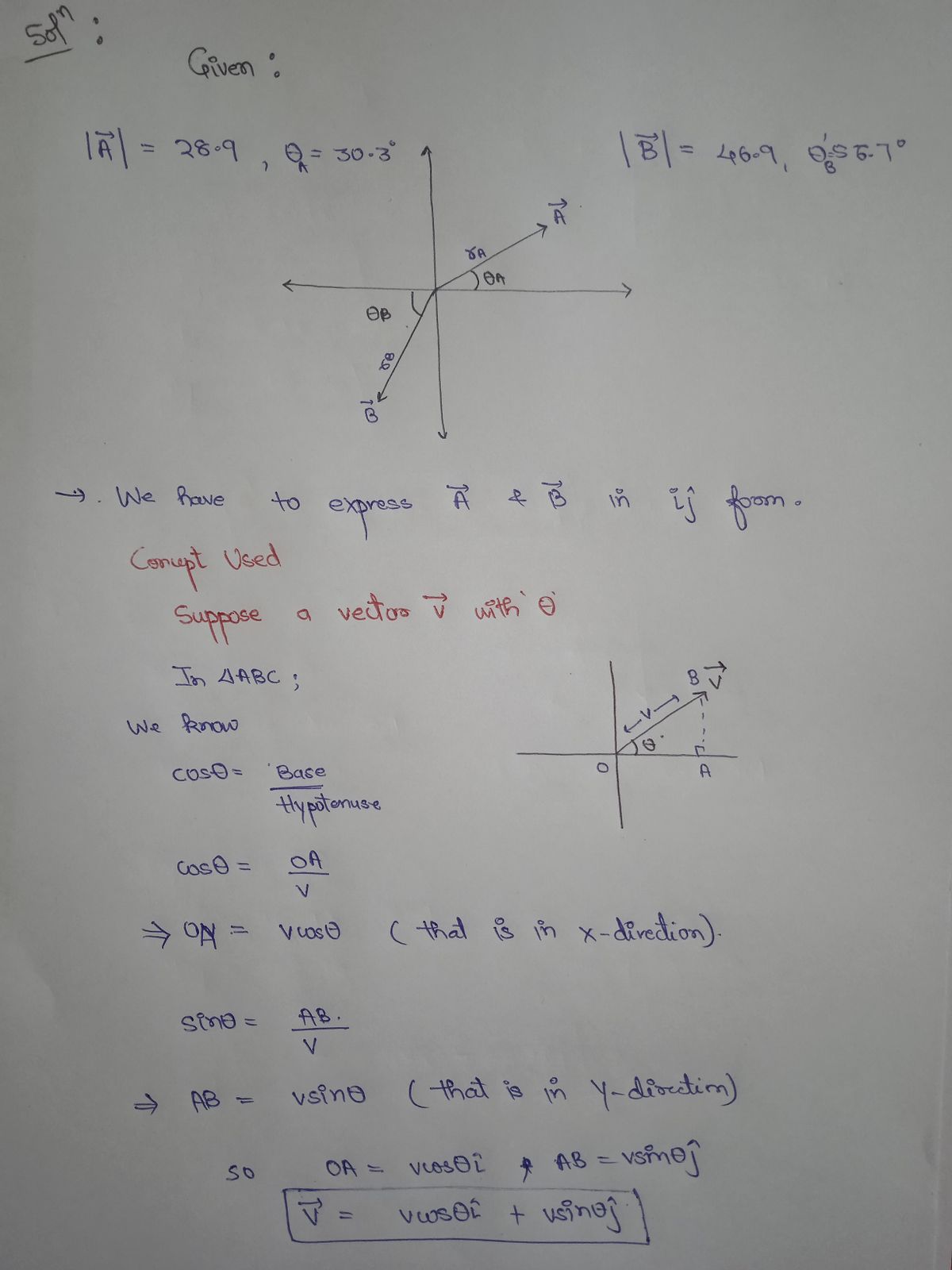 Physics homework question answer, step 1, image 1