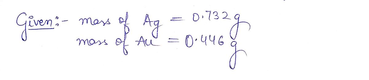 Chemistry homework question answer, step 1, image 1