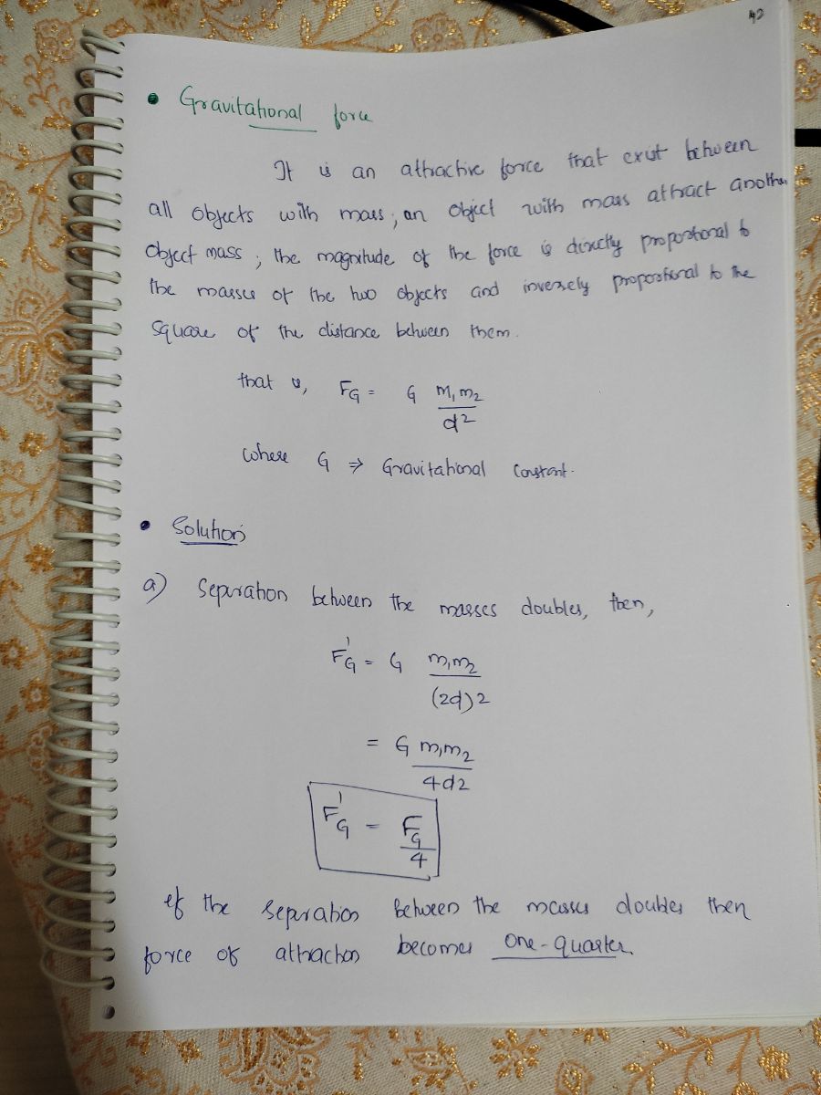 Physics homework question answer, step 1, image 1