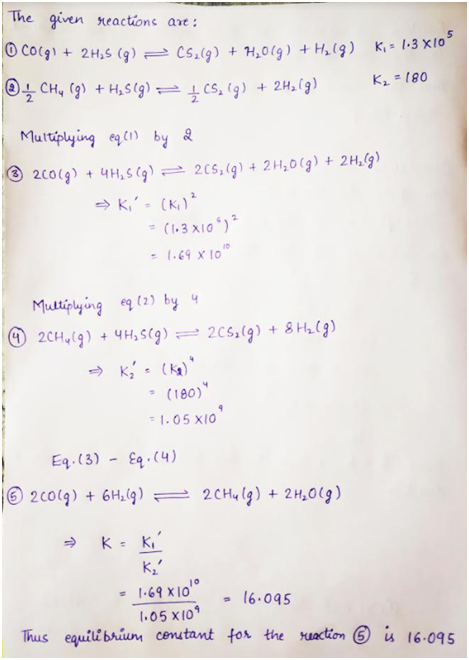 Chemistry homework question answer, step 1, image 1