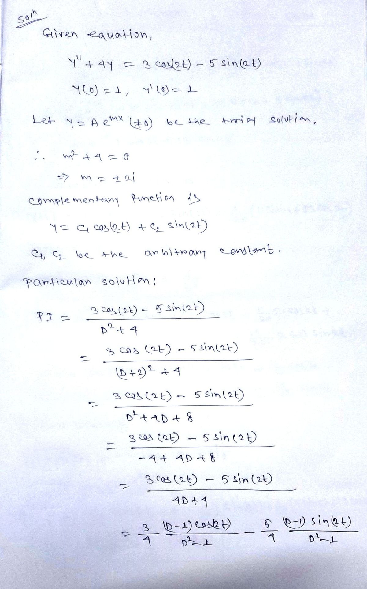 Calculus homework question answer, step 1, image 1