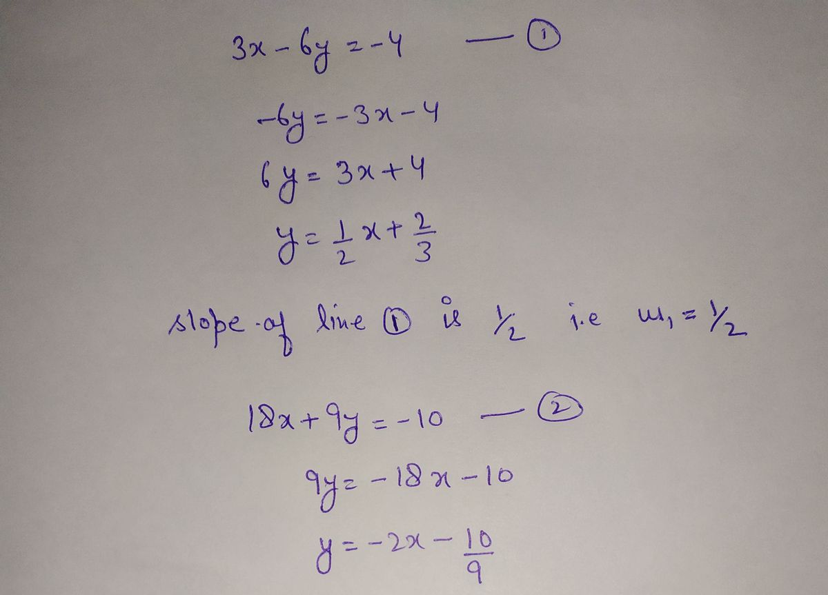 Algebra homework question answer, step 1, image 1