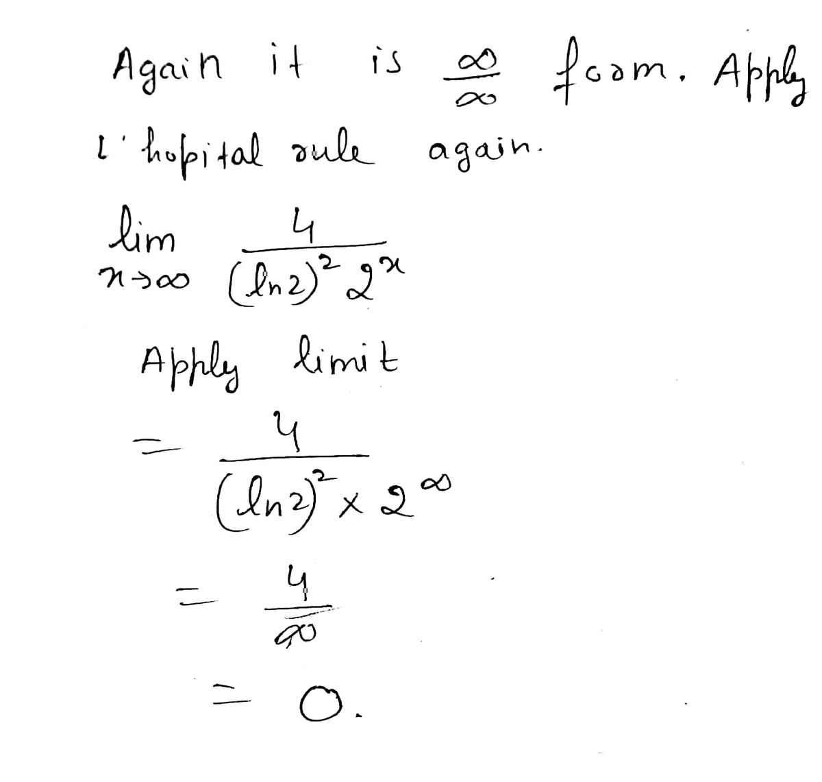 Calculus homework question answer, step 3, image 1