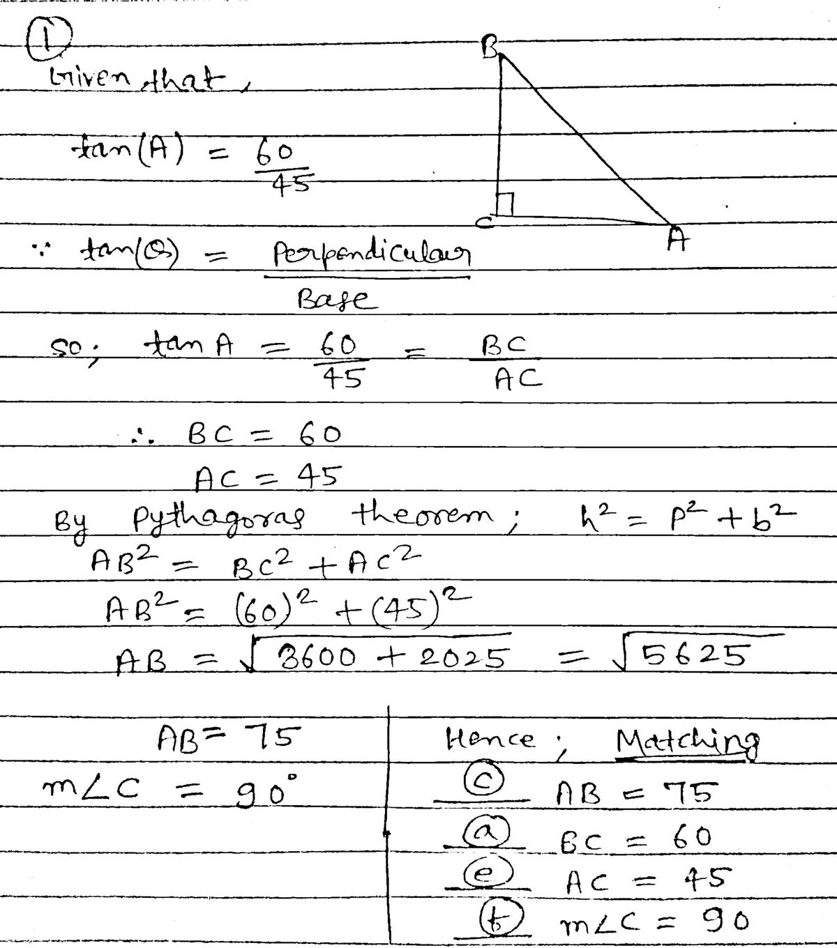 Trigonometry homework question answer, step 1, image 1