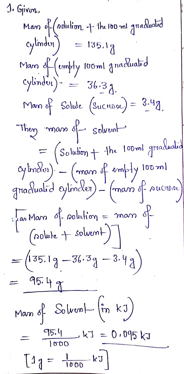 Chemistry homework question answer, step 1, image 1