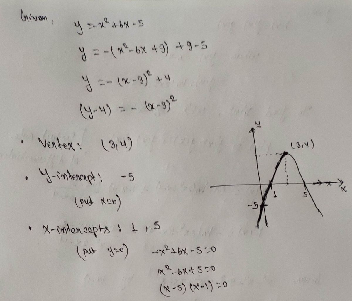 Algebra homework question answer, step 1, image 1