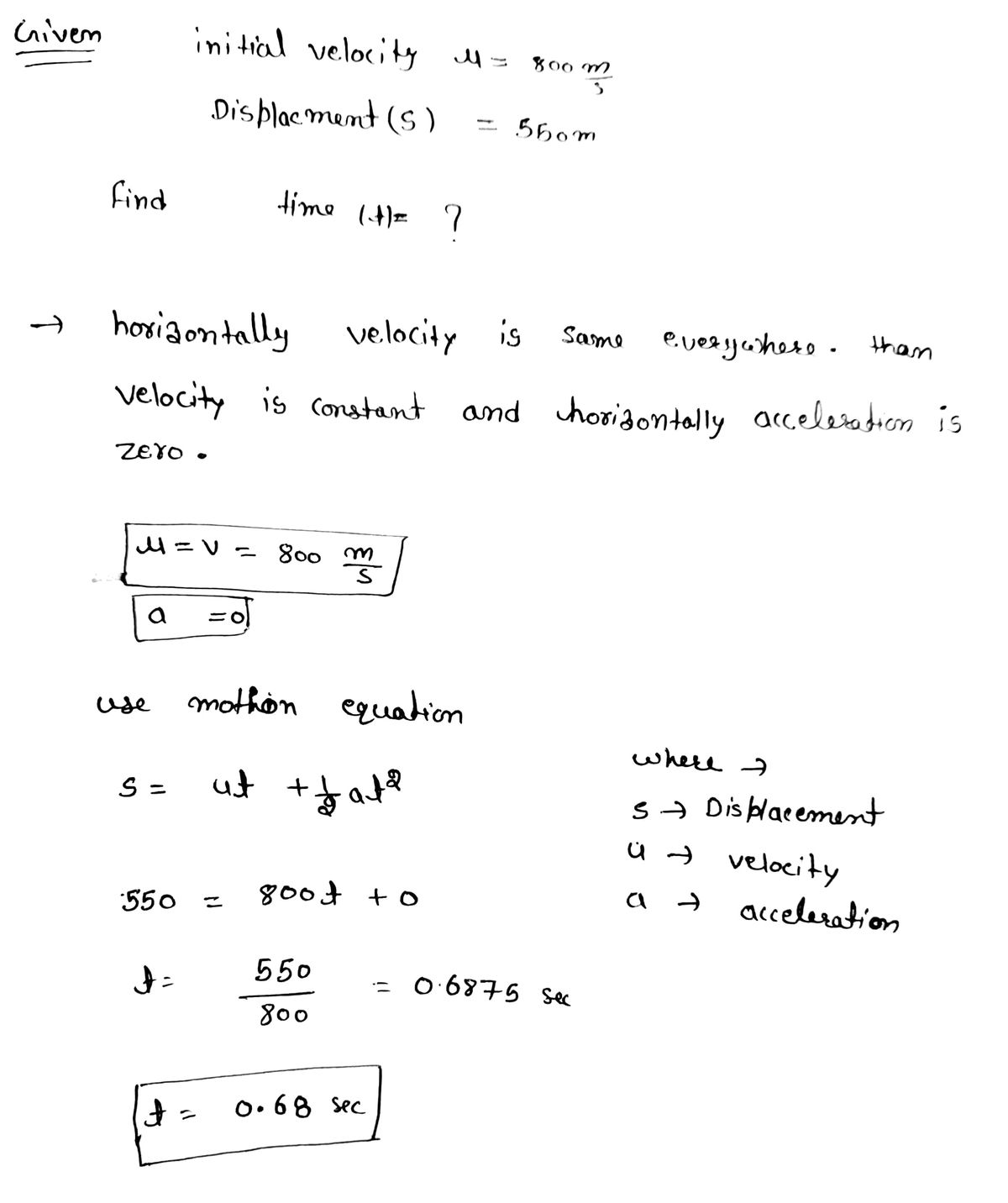 Physics homework question answer, step 1, image 1