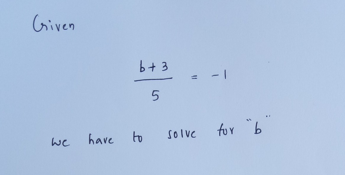 Algebra homework question answer, step 1, image 1