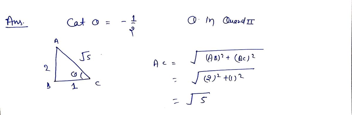 Trigonometry homework question answer, step 1, image 1