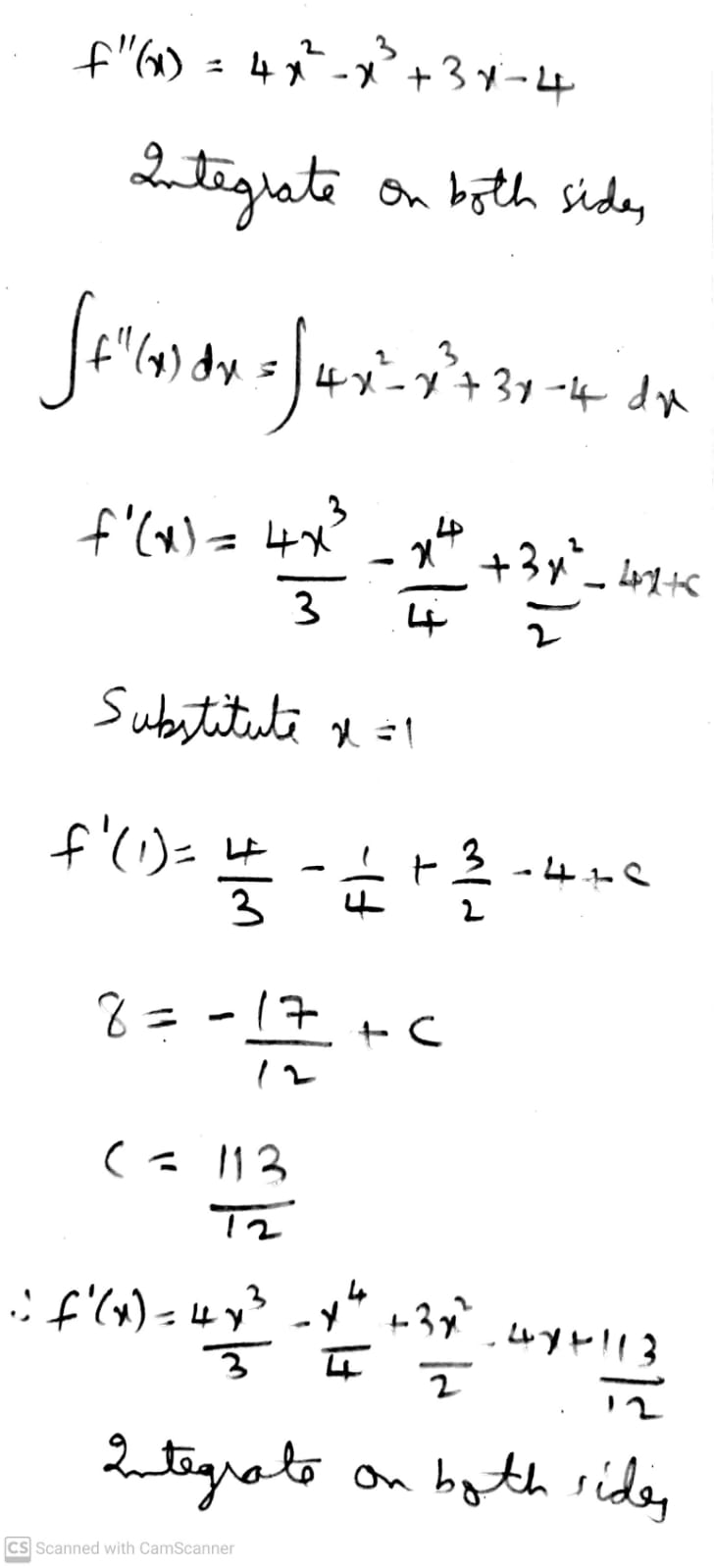 Calculus homework question answer, step 1, image 1