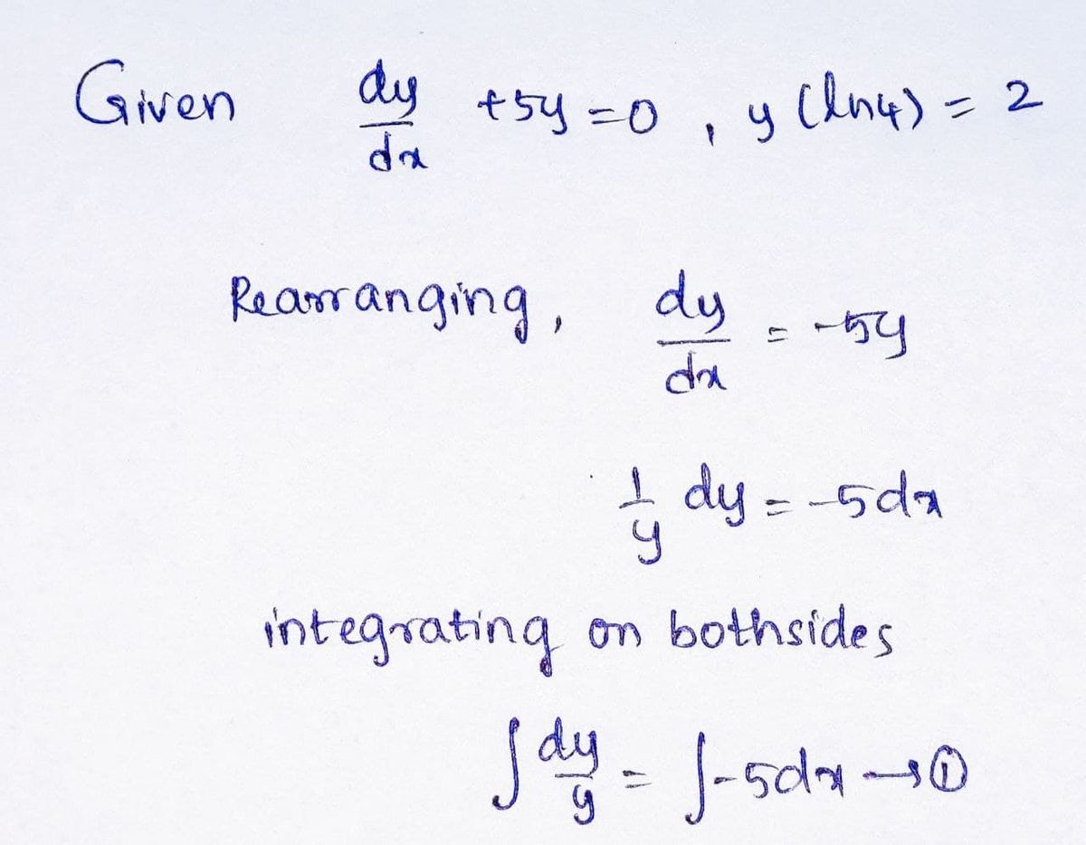 Calculus homework question answer, step 1, image 1