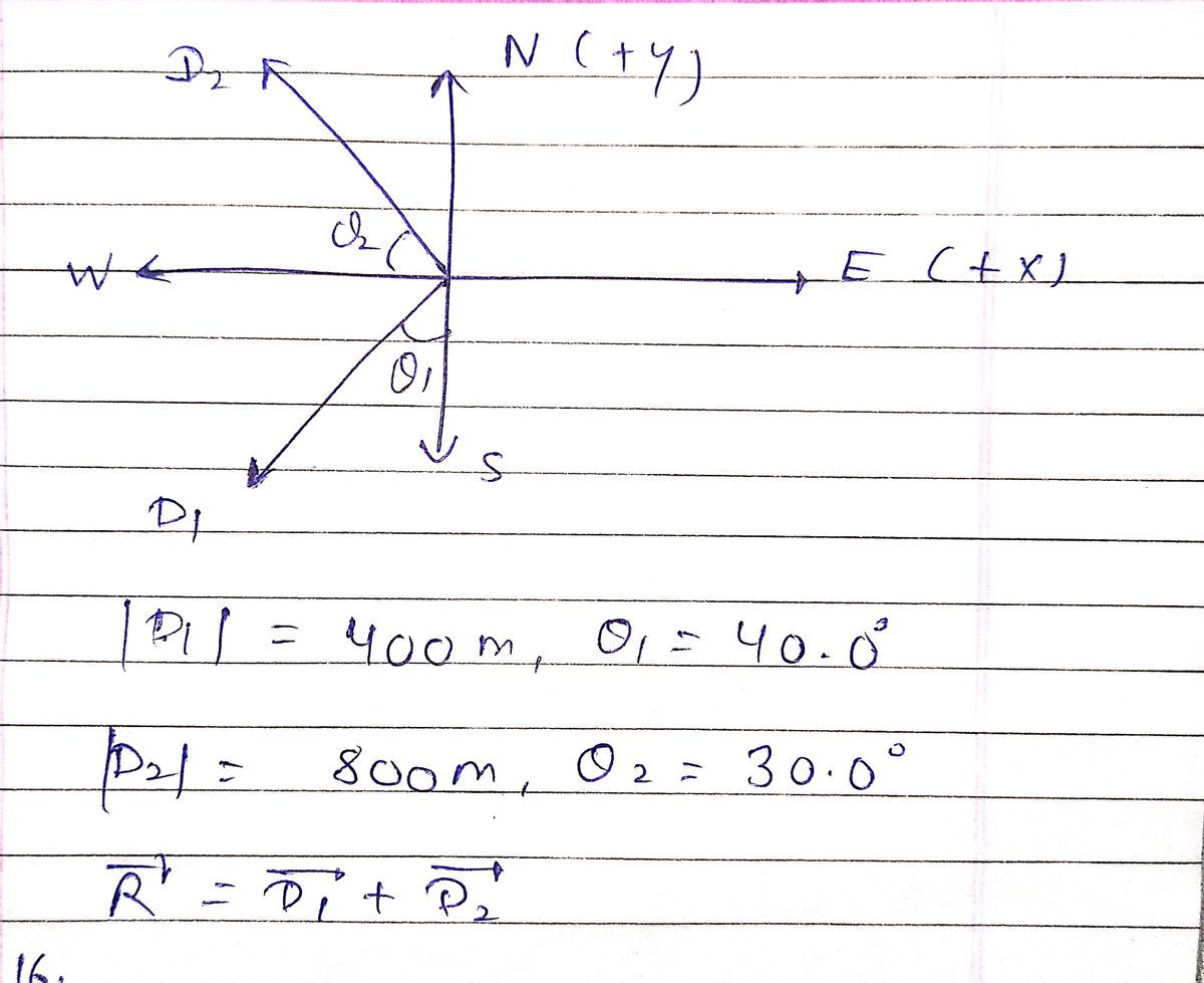 Physics homework question answer, step 1, image 1