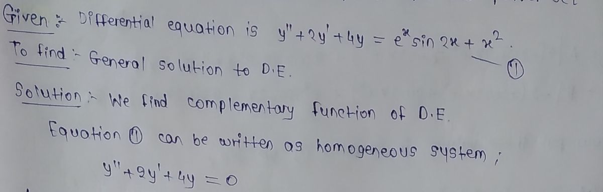 Advanced Math homework question answer, step 1, image 1