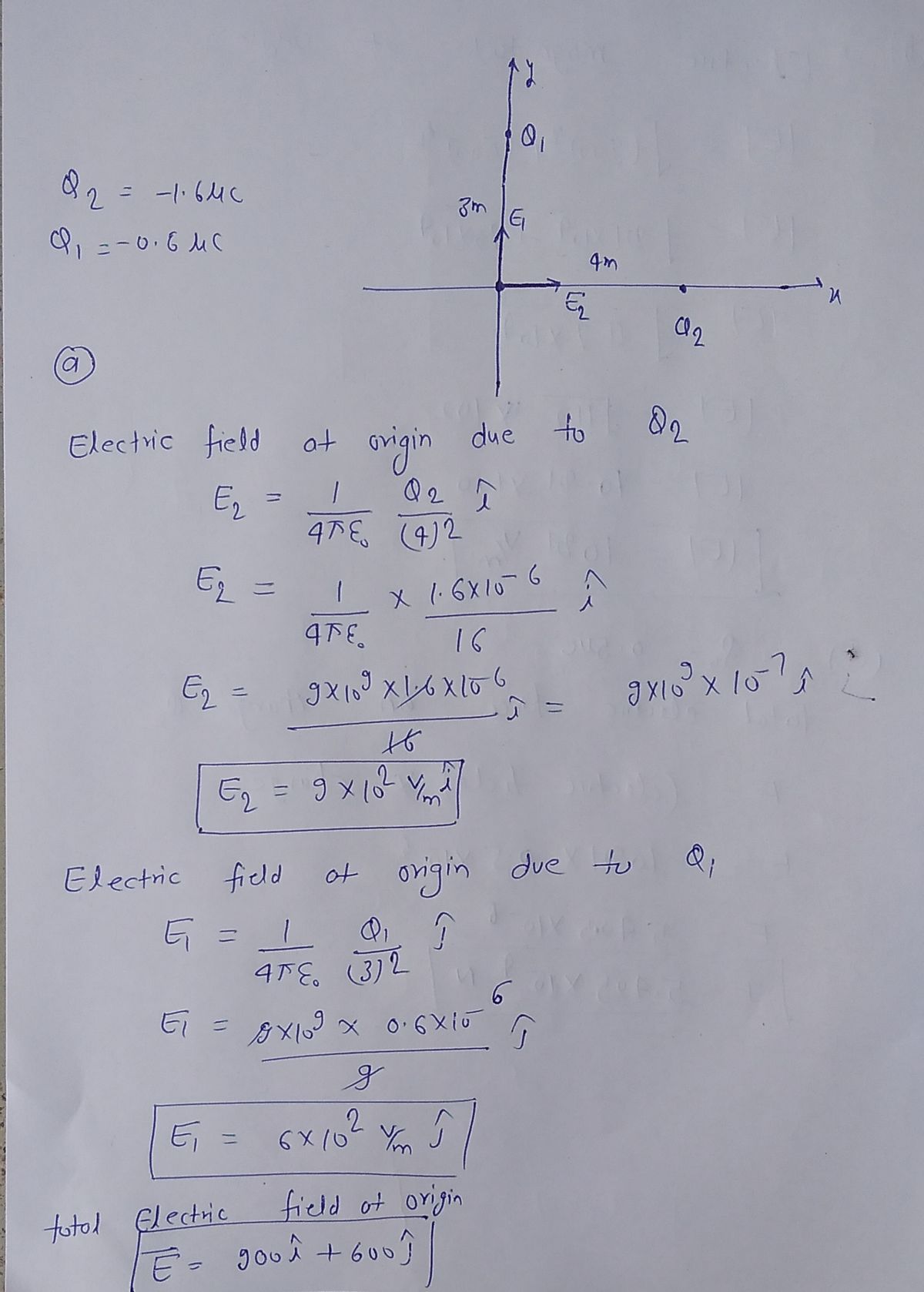 Physics homework question answer, step 1, image 1