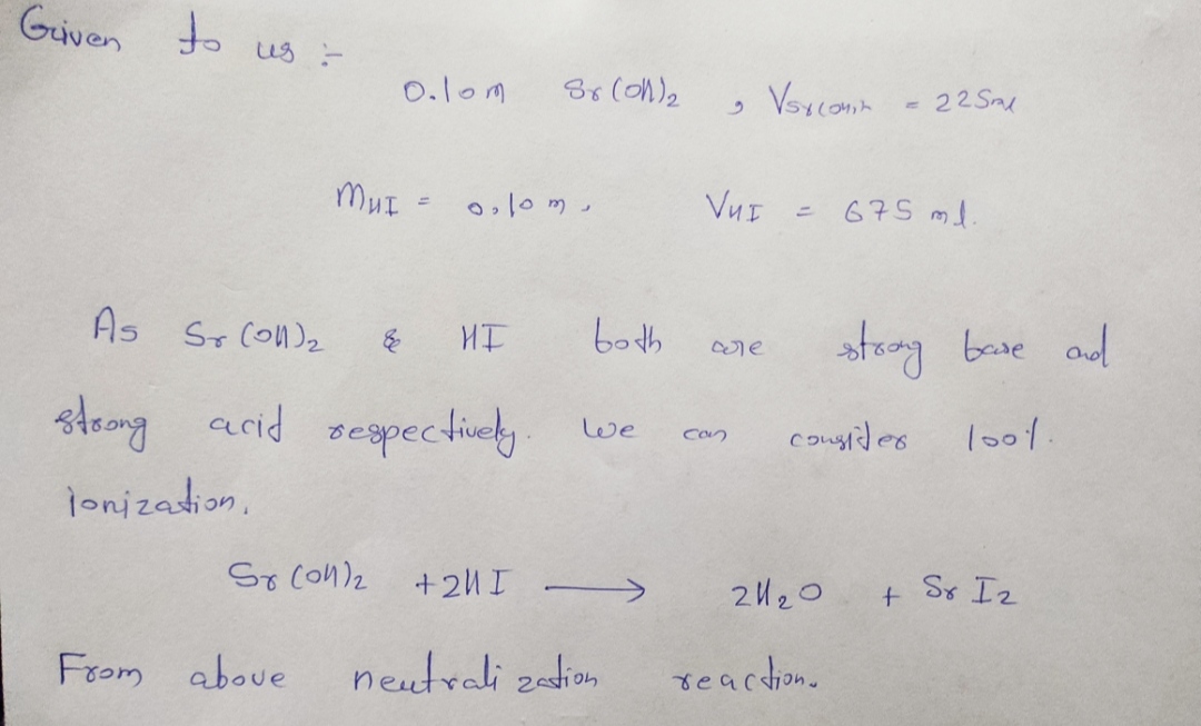 Chemistry homework question answer, step 1, image 1