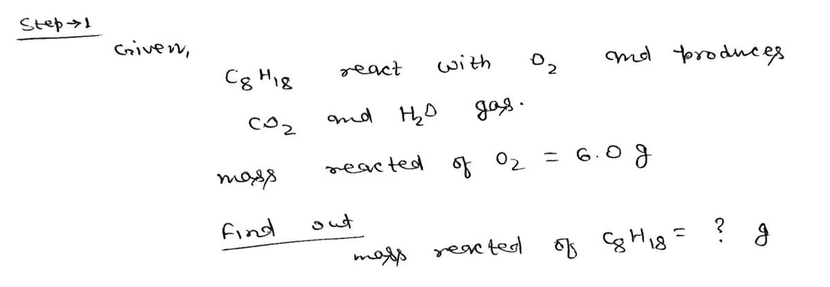 Chemistry homework question answer, step 1, image 1