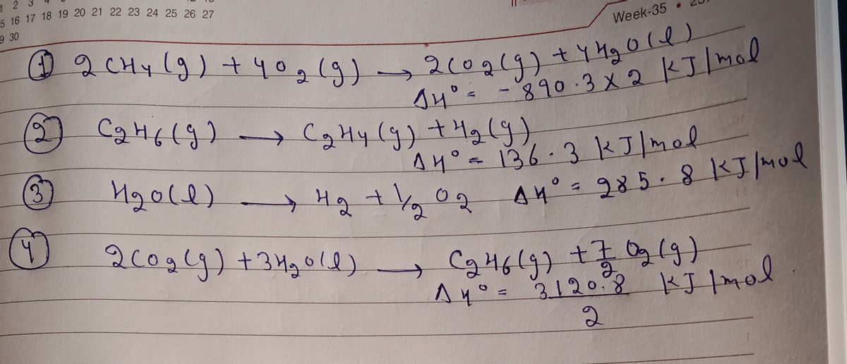 Answered Determine the enthalpy of reaction for bartleby