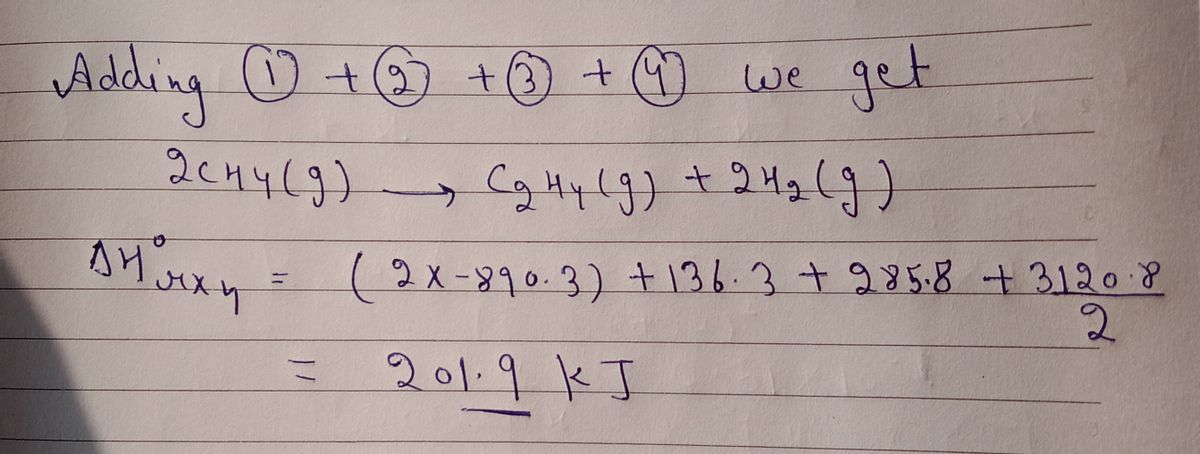 Answered Determine the enthalpy of reaction for bartleby