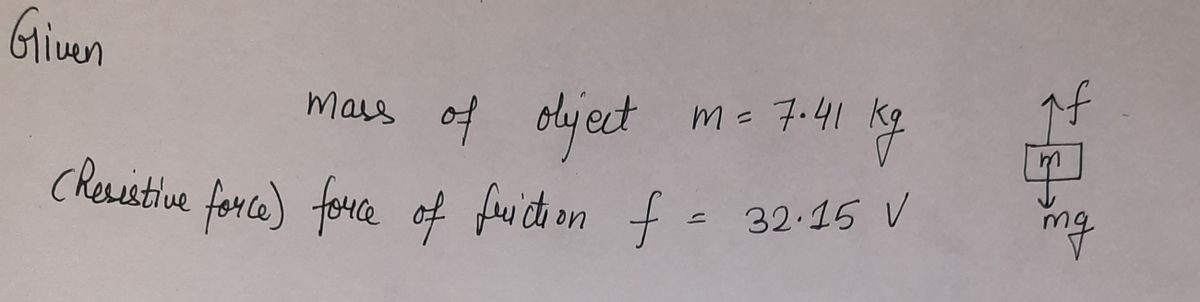 Physics homework question answer, step 1, image 1