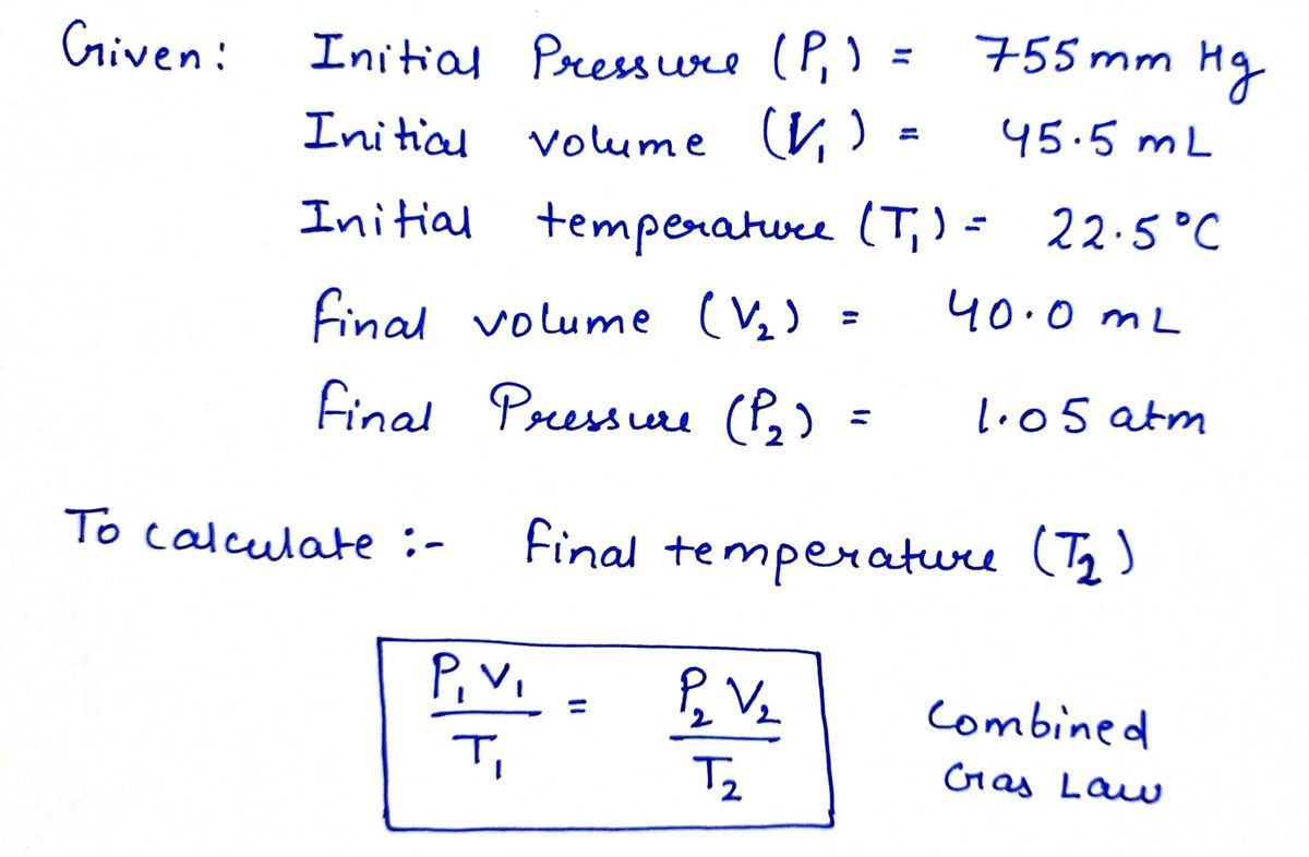 Chemistry homework question answer, step 1, image 1