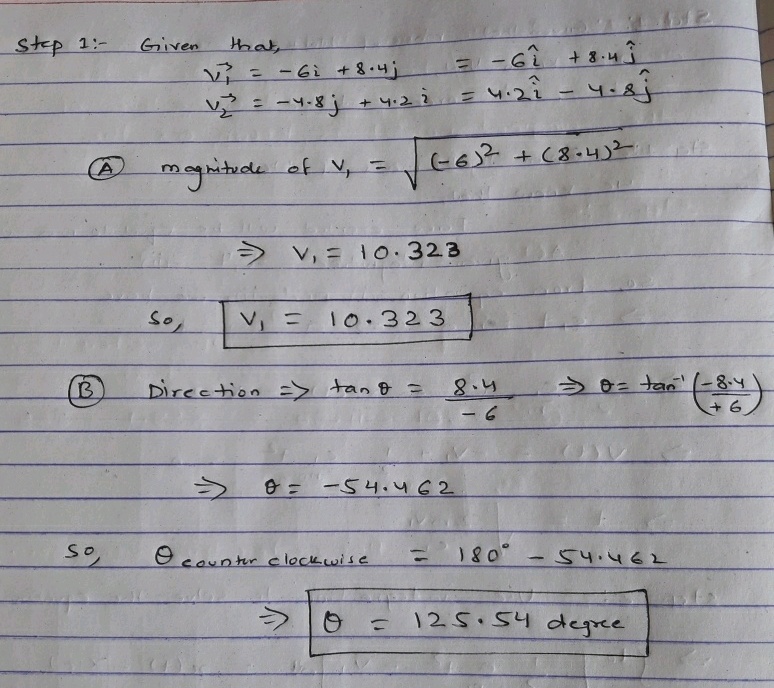 Physics homework question answer, step 1, image 1