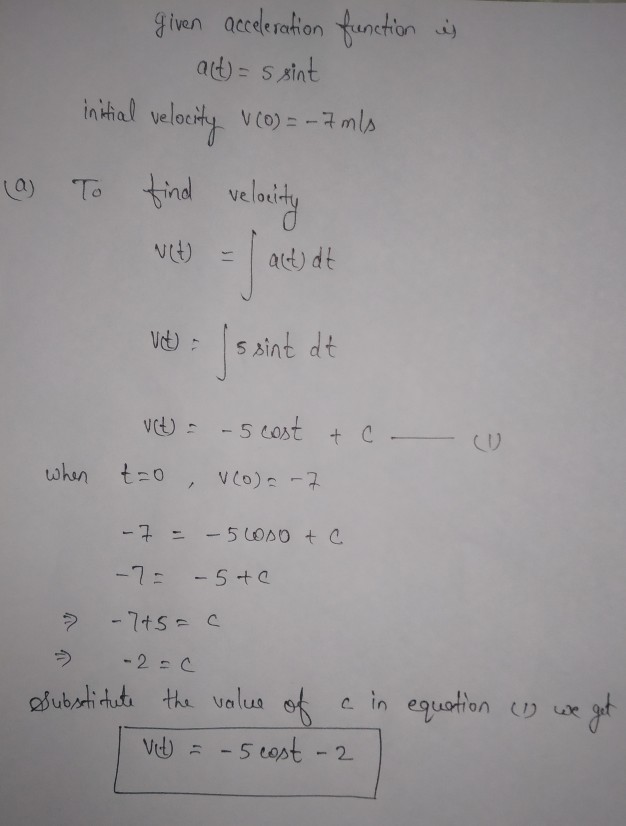 Calculus homework question answer, step 1, image 1