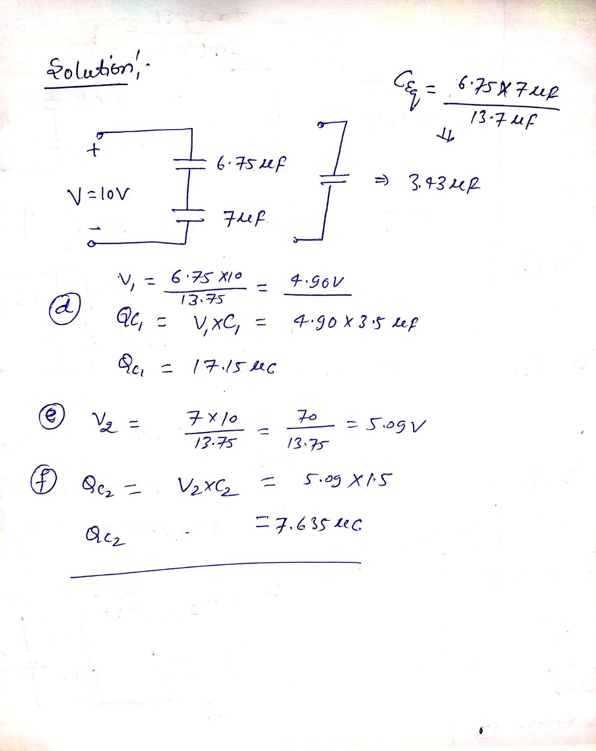 Physics homework question answer, step 1, image 1