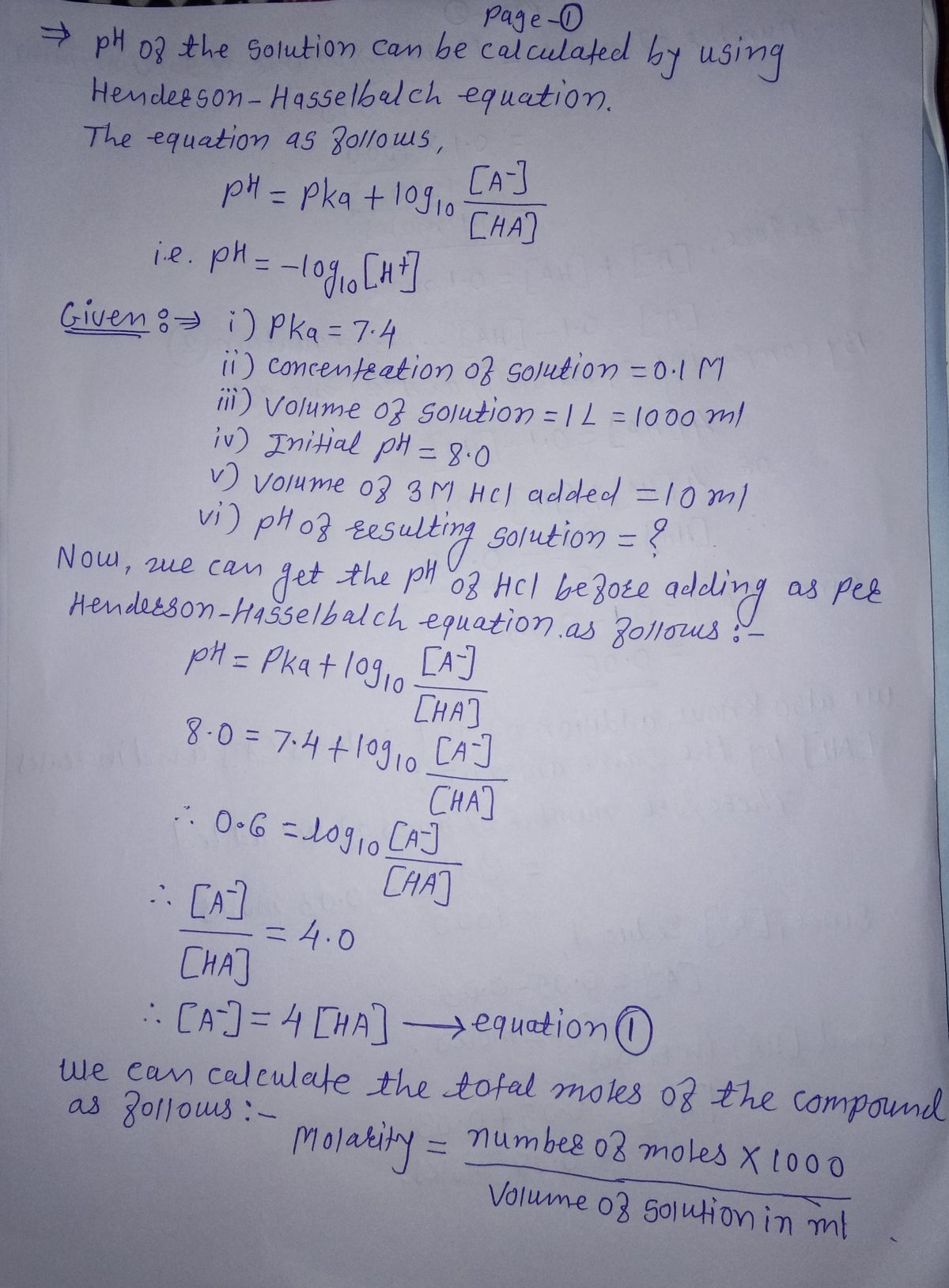 Chemistry homework question answer, step 1, image 1