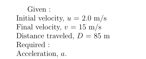 Physics homework question answer, step 1, image 1