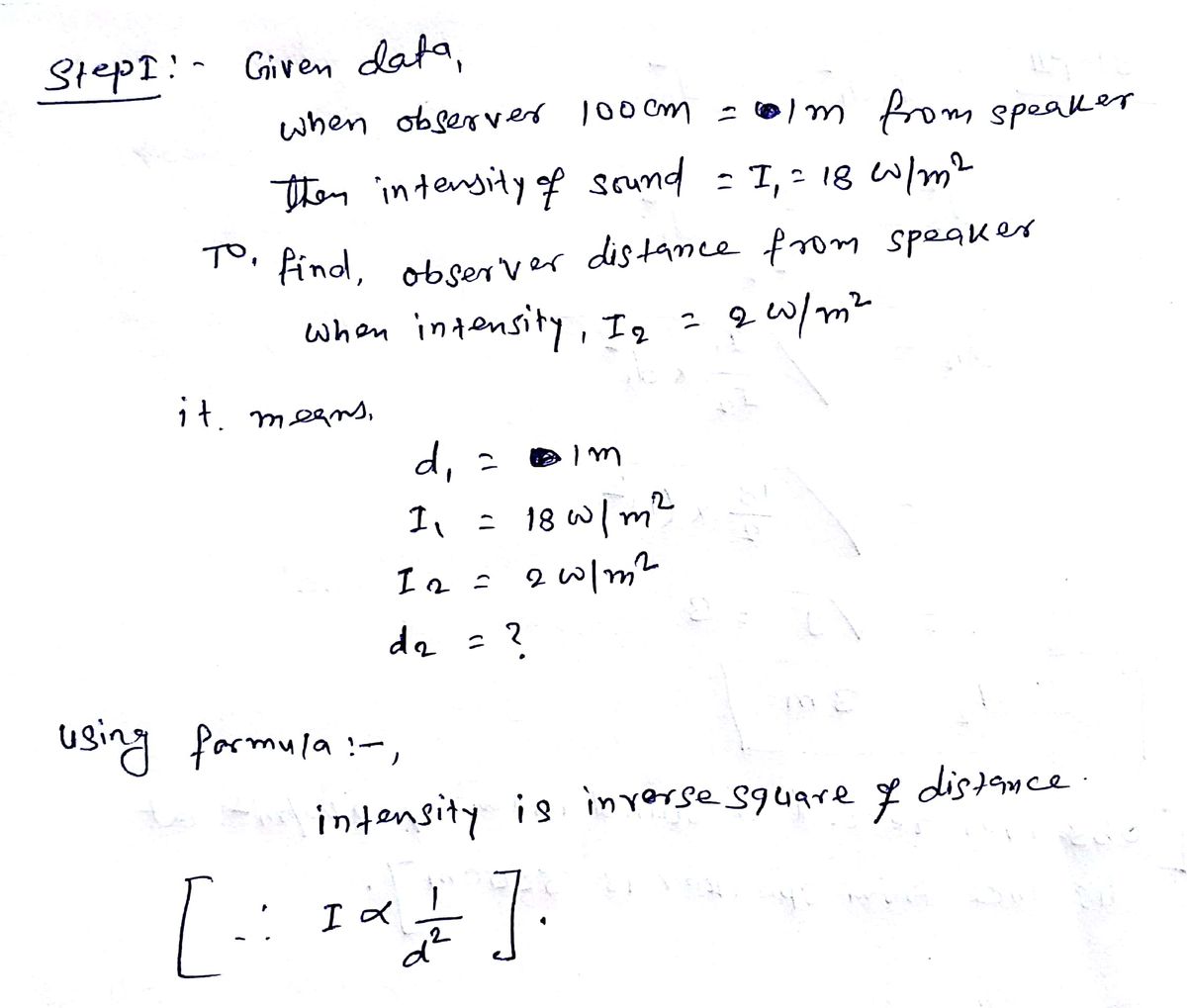 Physics homework question answer, step 1, image 1