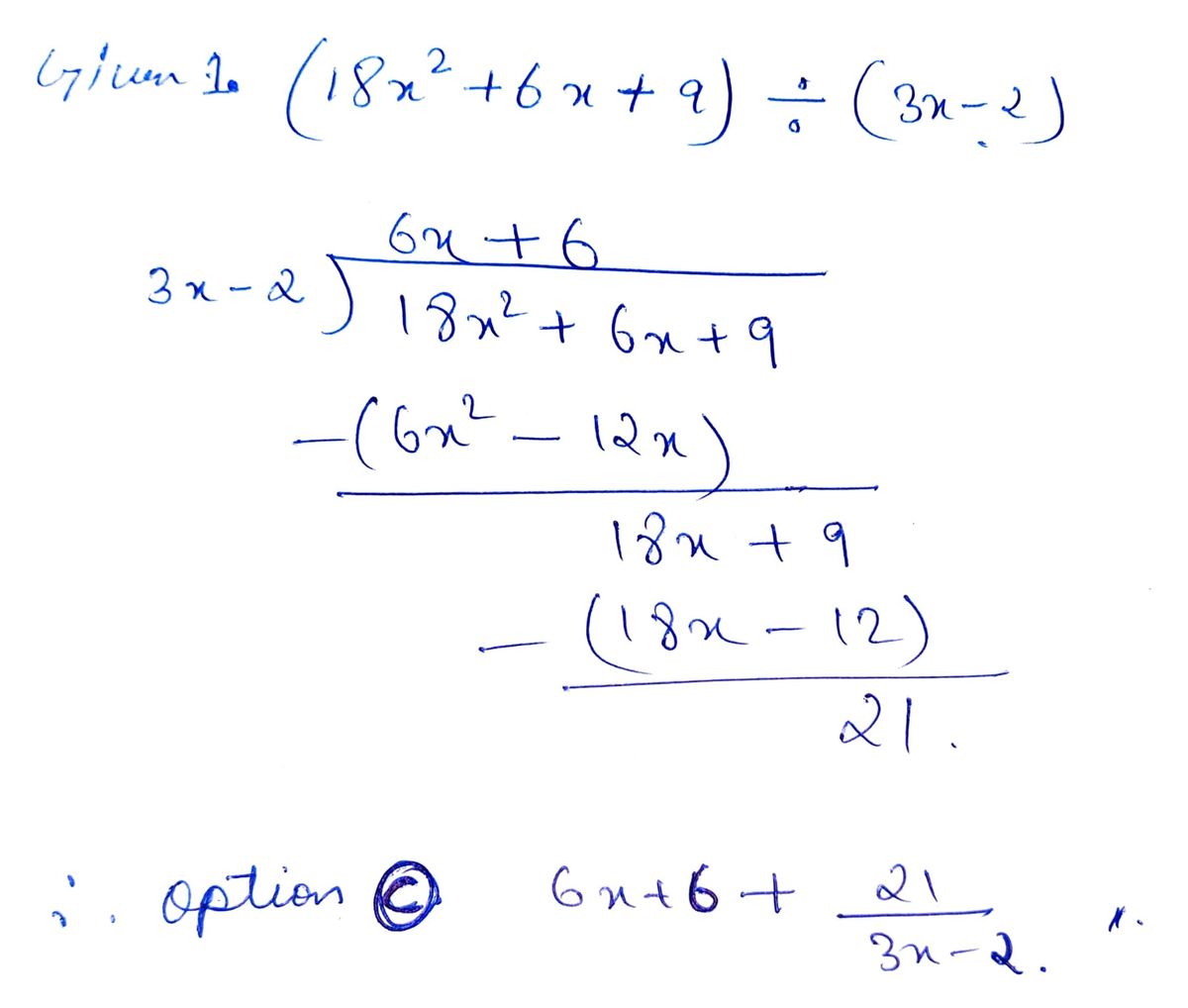 Algebra homework question answer, step 1, image 1