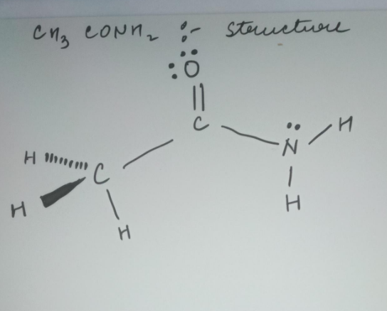 ch3conh2 resonance structures