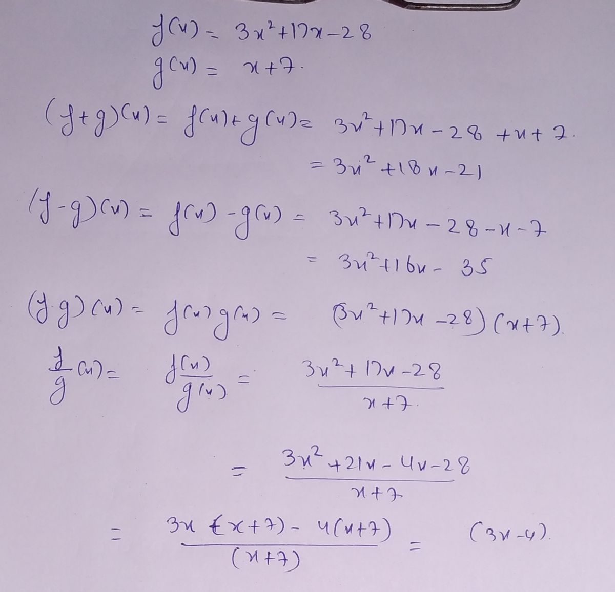 Algebra homework question answer, step 1, image 1