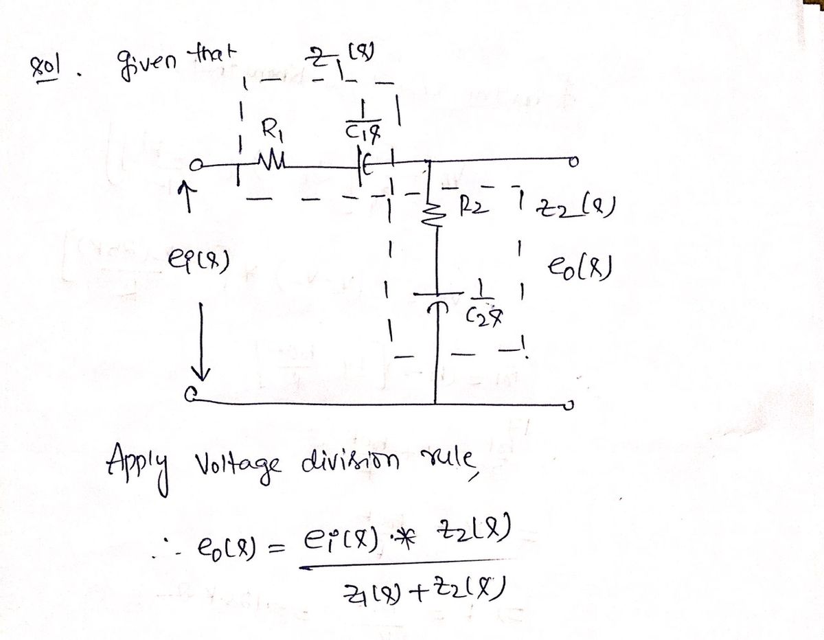 Electrical Engineering homework question answer, step 1, image 1