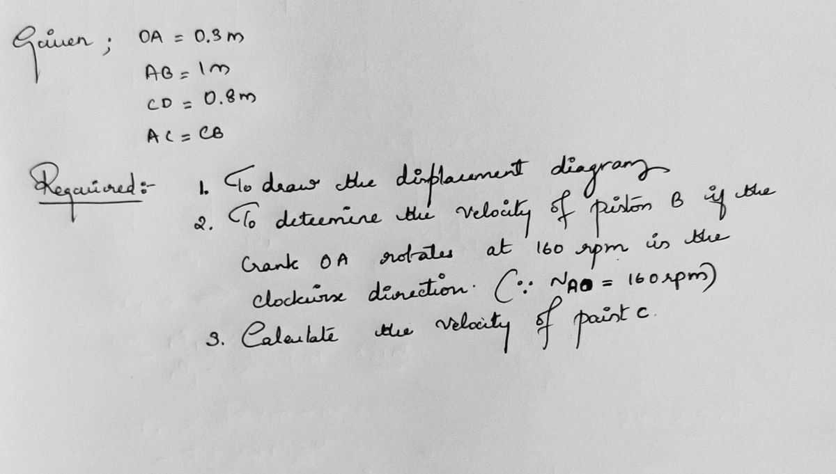 Mechanical Engineering homework question answer, step 1, image 1