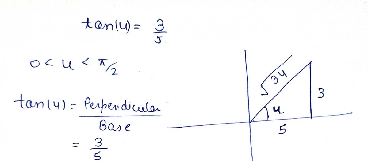 Trigonometry homework question answer, step 1, image 1