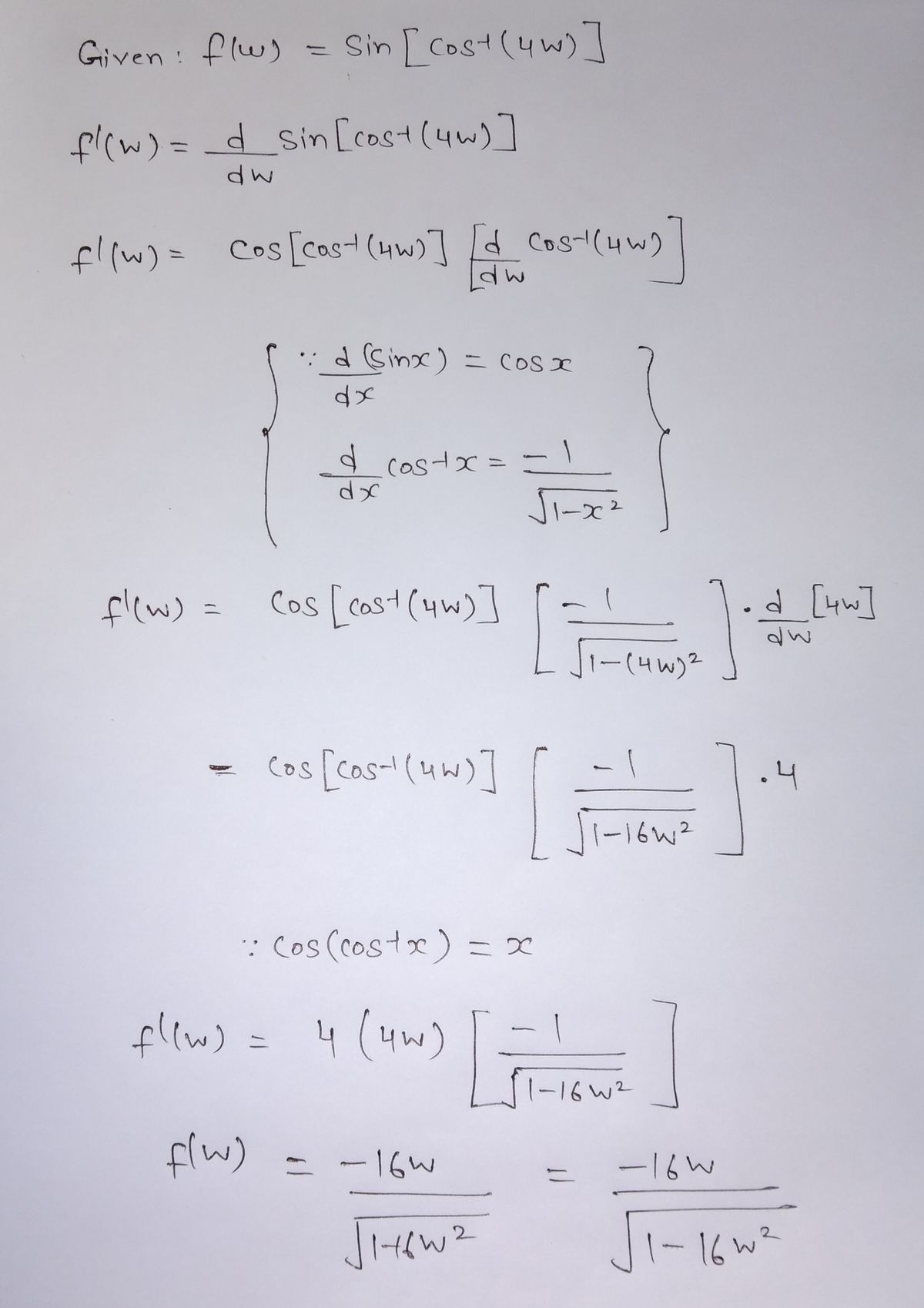 Calculus homework question answer, step 1, image 1