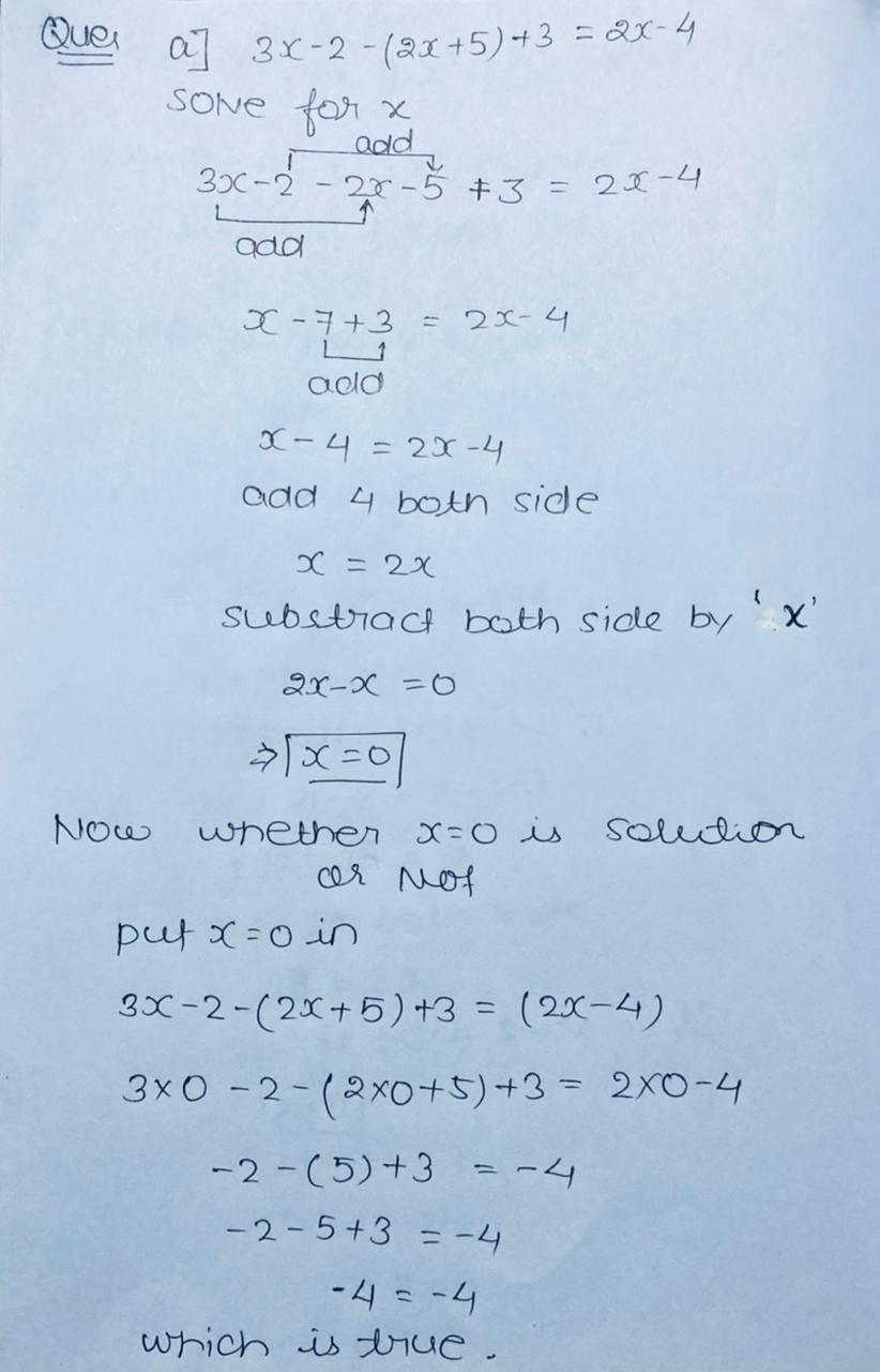 Algebra homework question answer, step 1, image 1