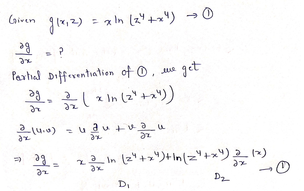 Calculus homework question answer, step 1, image 1