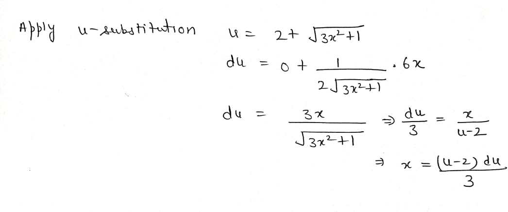 Calculus homework question answer, step 2, image 1