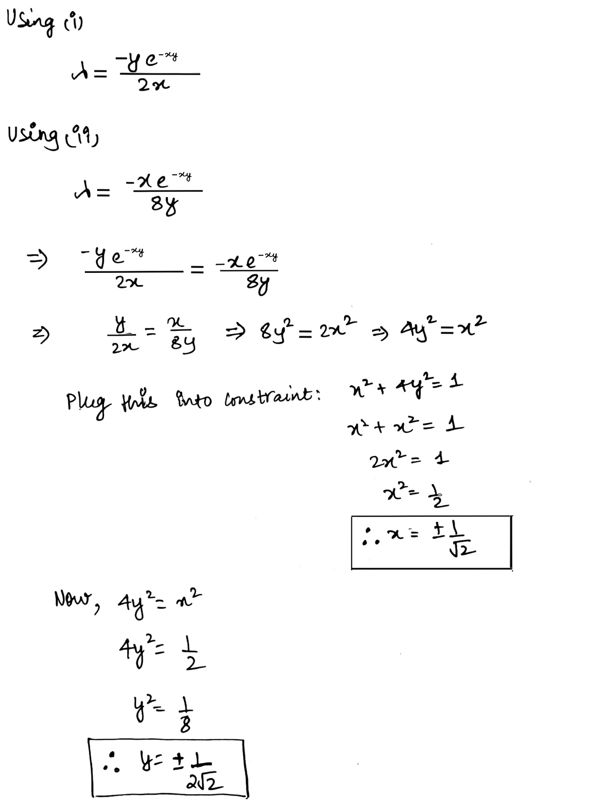 Calculus homework question answer, step 3, image 1