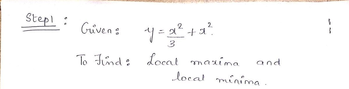 Calculus homework question answer, step 1, image 1