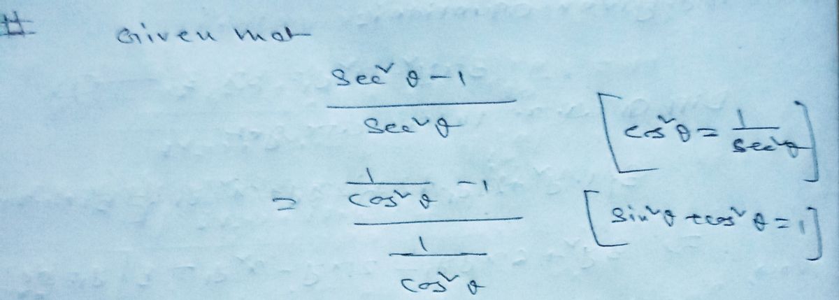 Trigonometry homework question answer, step 1, image 1