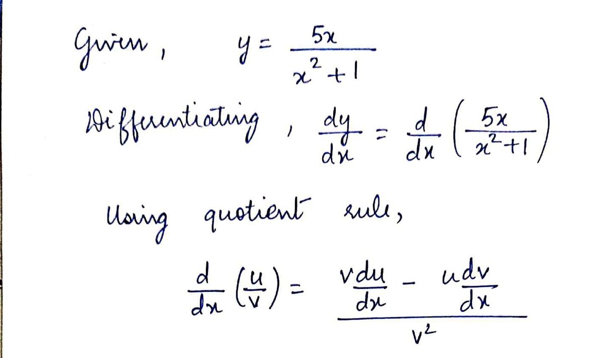 Calculus homework question answer, step 1, image 1