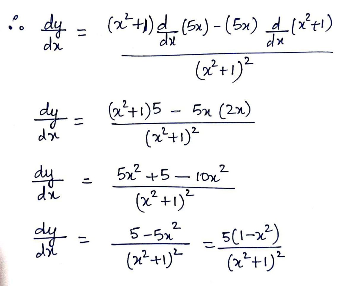 Calculus homework question answer, step 2, image 1