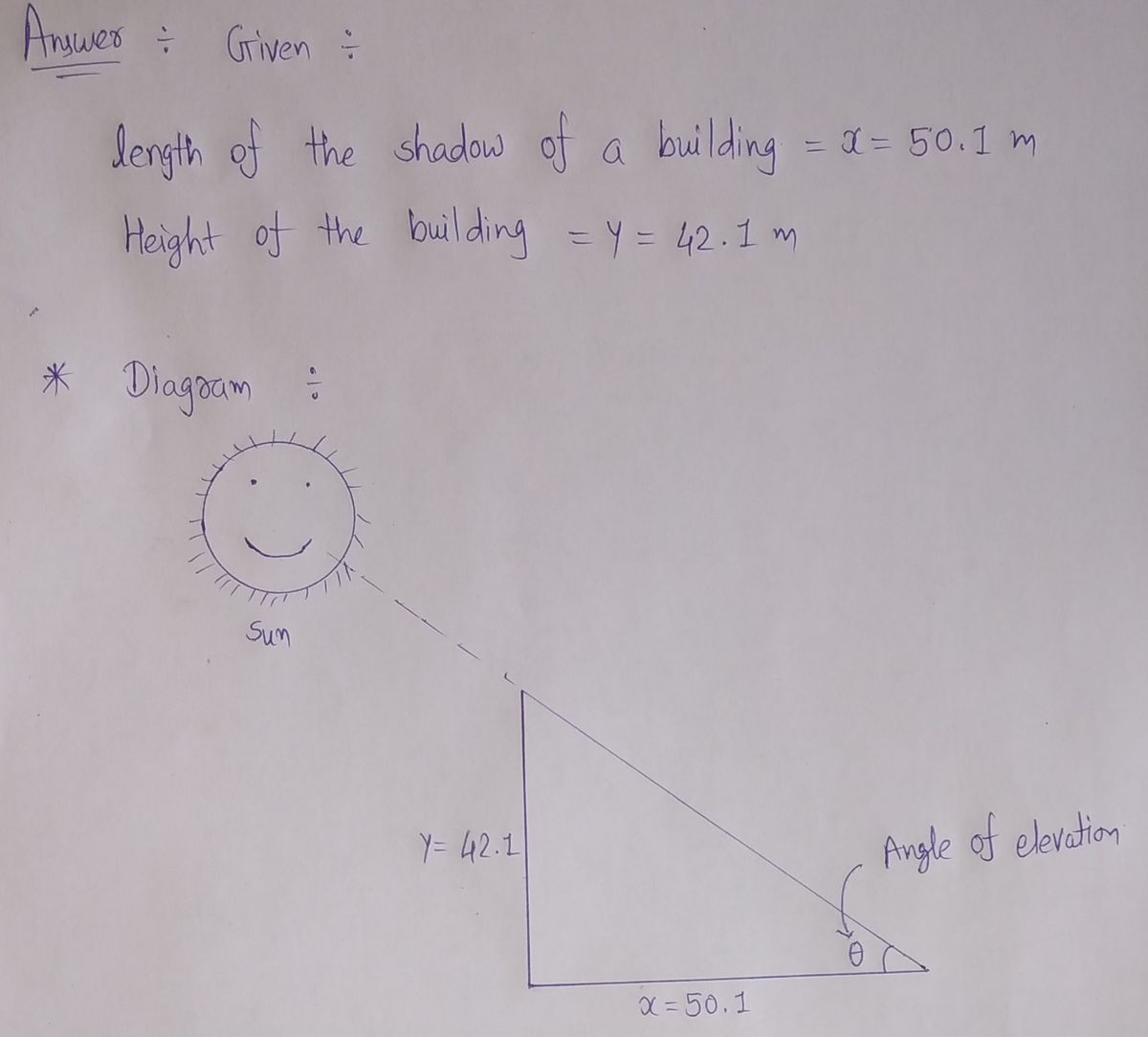 Trigonometry homework question answer, step 1, image 1